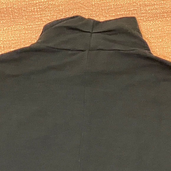 Kenzie large Black Long Sleeve Blouse with front slit - Picture 12 of 14